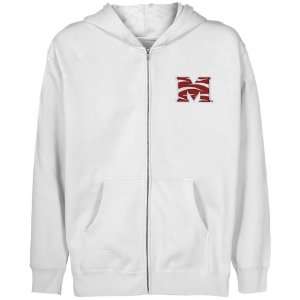  NCAA Morehouse Maroon Tigers Youth White Logo Applique 