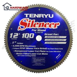 Tenryu SL 305100 12 inch Carbide Tipped Table Miter Saw Blade  