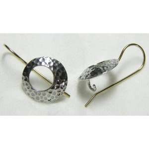  Sterling Silver & Vermeil Round Ear Wires Arts, Crafts 