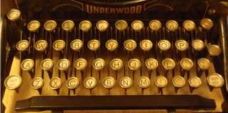 Nice Underwood Standard No. 5 Typewriter 1920s  