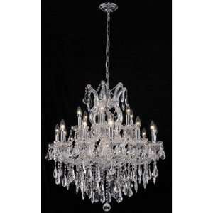  Elegant Lighting 2801D30C/SS chandelier: Home Improvement