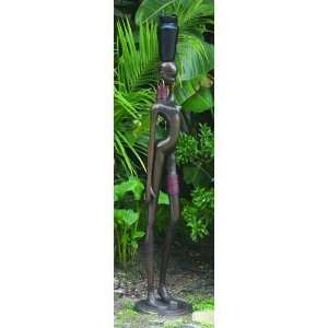   : Tall Thin African Princess Garden Statue Sculpture: Home & Kitchen
