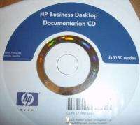 GENUINE HP dx5150 BUSINESS DESKTOP DOCUMENTATION CD  