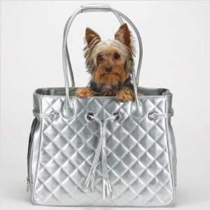  Zack and Zoey US8100 Quilted Metallic Pet Carrier Size See 