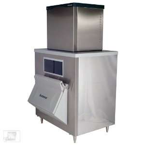   870 Lb Full Size Cube Ice Machine w/ Storage Bin: Home & Kitchen