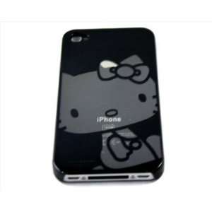  HELLO KITTY iPHONE 4 4G CHROME CASE BLACK ii+BONUS MIRROR 