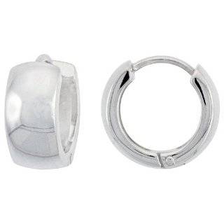 Sterling Silver Flawlessly Finished Huggie Earrings for men and women 