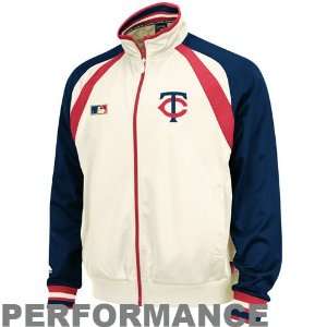 Majestic Minnesota Twins Natural Navy Blue Cooperstown Performance 