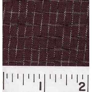  5758 Wide Rayon/Acetate Shirting Check Fabric By The 