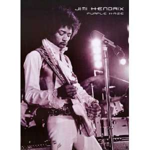  Jimi Hendrix   Purple Haze   Live Pic XL 38x54 Poster 