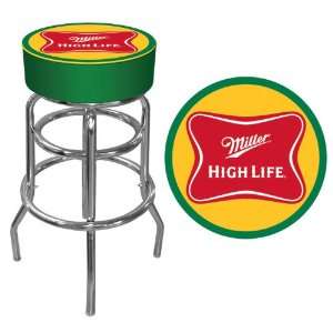  Best Quality Miller High Life Logo Padded Bar Stool 