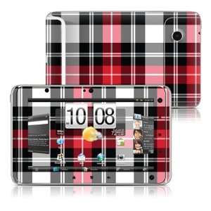 HTC Flyer Skin (High Gloss Finish)   Red Plaid