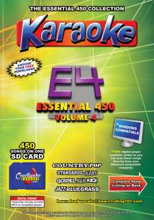 Chartbuster Essential 450 Vol. 4 450 Gs on SD Card  