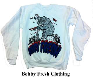 BOBBY FRESH RETRO 3 TRUE BLUE ELEPHANT KONG SWEATER  