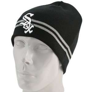   Chicago White Sox Black Middle Reliever Knit Beanie: Sports & Outdoors