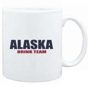  Mug White  Alaska DRINK TEAM  Usa States Sports 