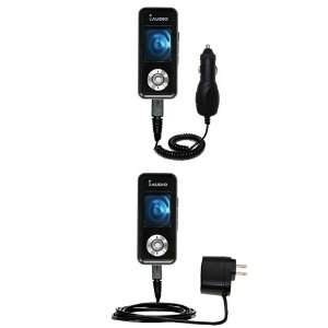  Car and Wall Charger Essential Kit for the Cowon iAudio U3 