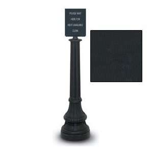  Black Formal Colonial Tape Post With 126 Black Tape And 
