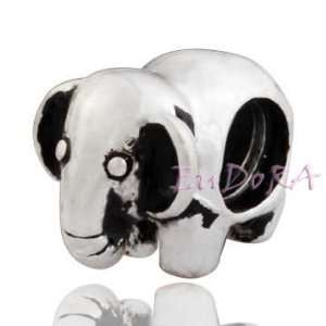 Silver Plated Pandora Style European Bead Elephant #040 Fits Pandora 