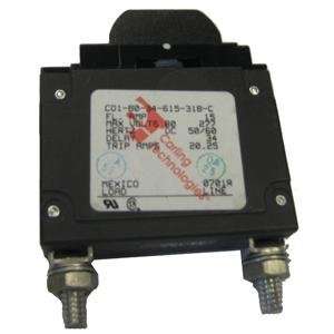  Paneltronics Circuit Breaker UPG/A Frame RKR Handle 20A 