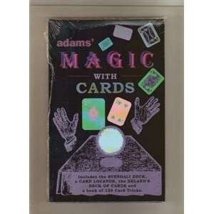  MAGIC SET   ADAMS MAGIC WITH CARDS   Magic Trick K Toys 