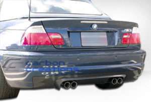 2001 2006 BMW M3 E46 Carbon CSL Look Rear Diffuser  