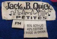 JACK B. QUICK Blue Flamingo Twinset Sweater Set PM  
