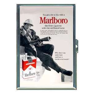 Marlboro Man 1960s Ad Retro ID Holder, Cigarette Case or Wallet MADE 