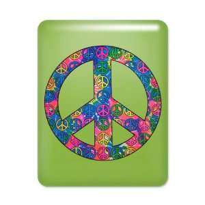  iPad Case Key Lime Peace Symbols Inside Tye Dye Peace 