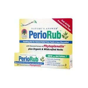 PerioRub Tooth and Gum Soothing Gel, Topical Rub .5 oz from Natures 