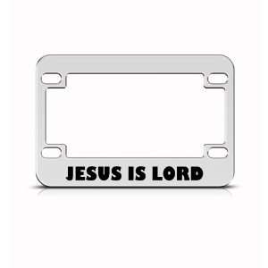  Jesus Is Lord Christ Metal Bike Motorcycle license plate 