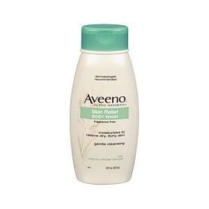  Aveeno Skin Relief Body Wash Fragrance Free 18oz: Health 