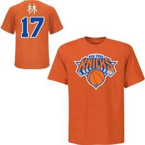 adidas New York Knicks Jeremy Lin Mandarin T Shirt:  Sports 