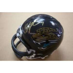   Leftwich Autographed / Signed Jaguars Mini Helmet