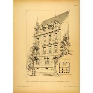 1891 Print House Ludwigshafen am Rhein Architecture   Original 