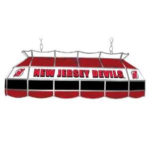 NHL New Jersey Devils Stained Glass 40 inch Lighting Fixture  
