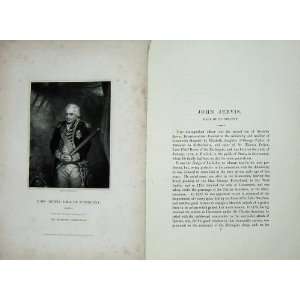  John Jervis Earl St Vincent Memoirs Portrait 1836
