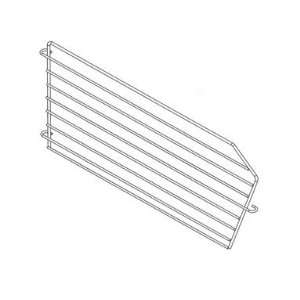  Lozier Corp CWB16D Basket Divider 16x8   Silver (Pack of 