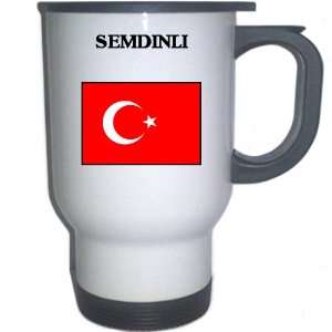  Turkey   SEMDINLI White Stainless Steel Mug Everything 