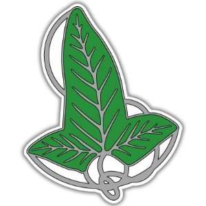    Lord of the Rings Leaf of Lorien sticker decal 4 x 6 Automotive
