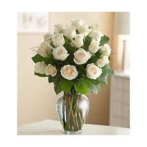 Flowers by 1800Flowers   Rose Elegance Premium Long Stem White Roses 