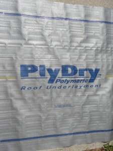 40 x 300 PlyDry Polymeric ROOF UNDERLAYMENT Roll NEW  
