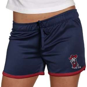  Mississippi Rebels Ladies Navy Blue Kettle Shorts Sports 