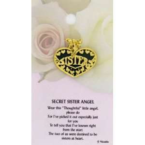   Thoughtful Little Angel 778 Secret Sister Angel Pin: Everything Else