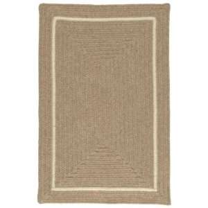  Braided Wool Area Rug Carpet Muslin 3 x 5