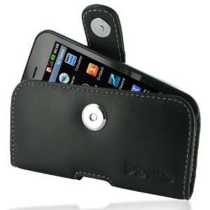  PDair P01 Black Leather Case for LG Optimus SOL E730 Electronics