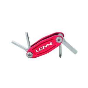  TOOL MULTI LEZYNE STAINLESS 4 RED: Sports & Outdoors