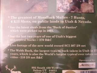 Mossback Mulies 2 Hunting DVD, Brand New Unplayed!  