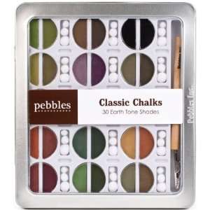  Pebbles Inc. I Kandee Chalk Set, Earth Tones Arts 