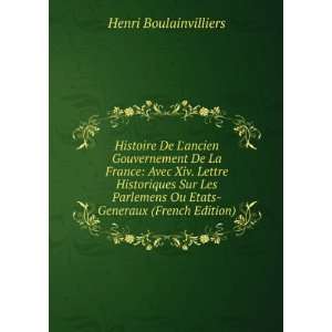   Les Parlemens Ou Etats Generaux (French Edition) Henri